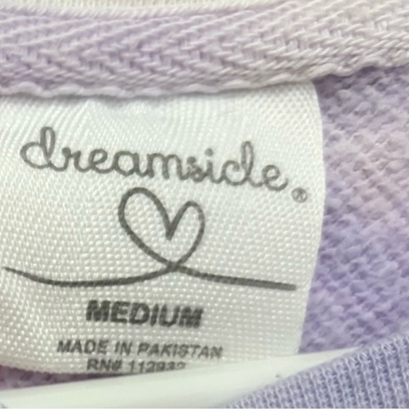 Tie-Dye Sweatshirt in Pink and Purple - Picture 3 of 4